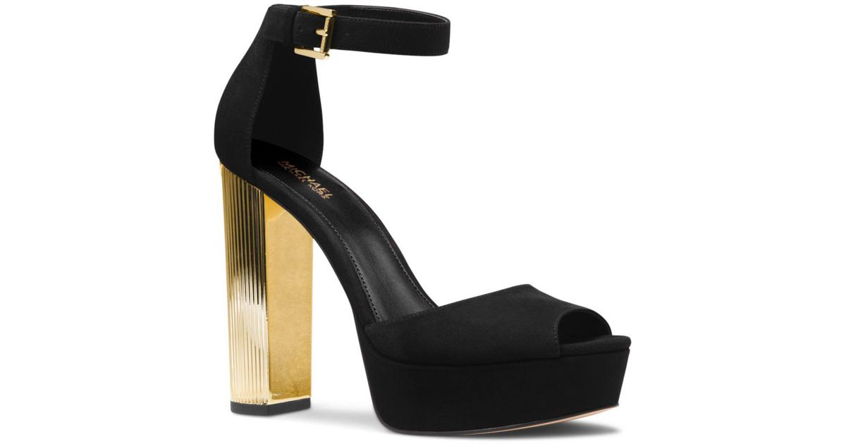 MICHAEL Michael Kors Women's Paloma Platform Sandals in Black | Lyst
