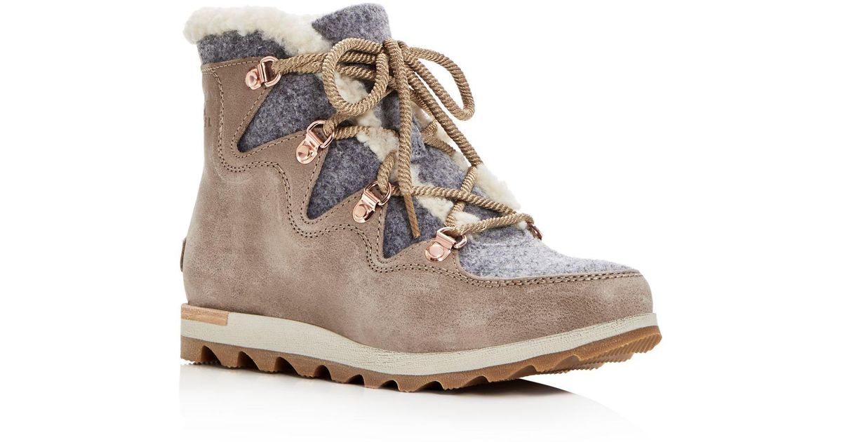 sorel women's sneakchic alpine booties