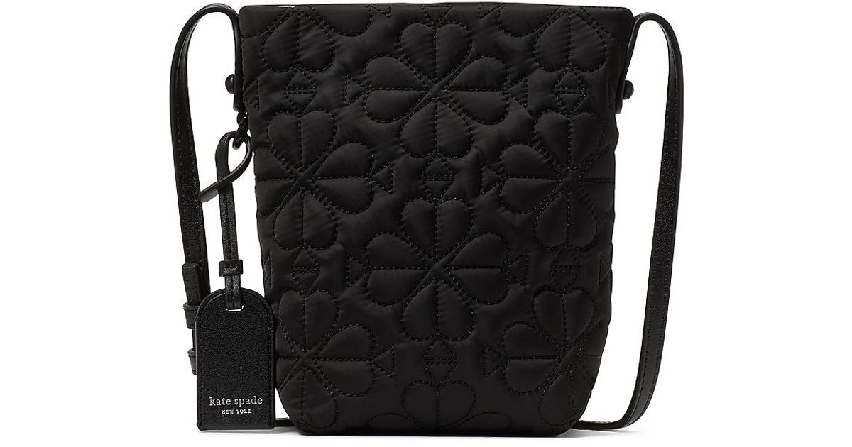 Kate Spade Tilly Quilted Small Crossbody in Black | Lyst