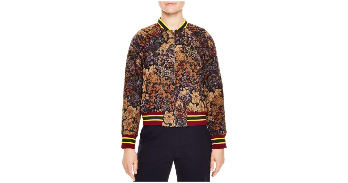 sandro bomber jacket womens