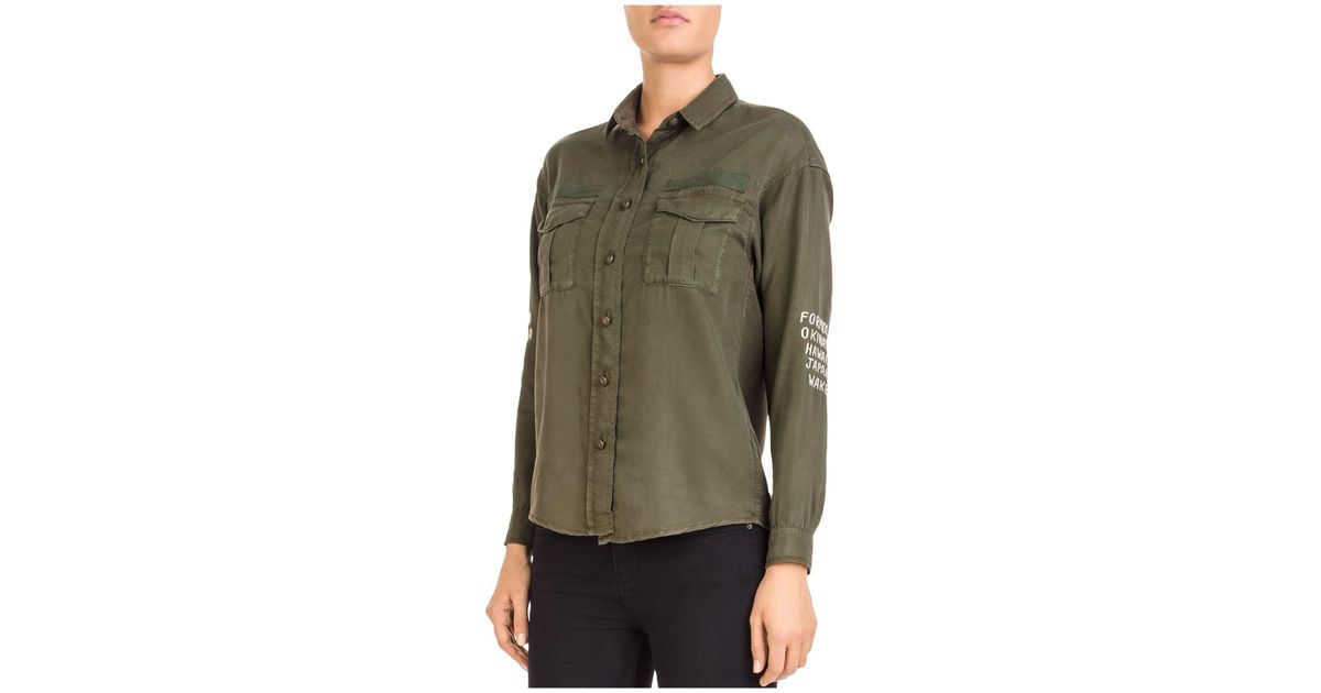 The Kooples Military-style Button-down 