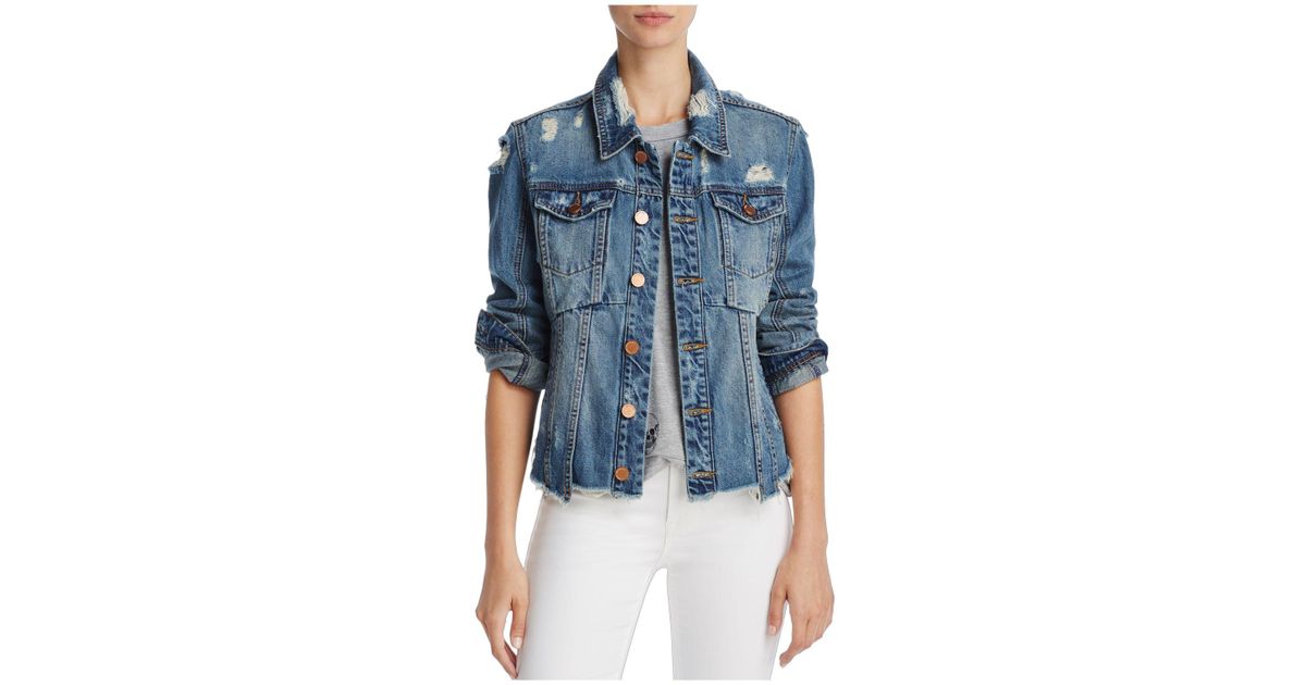 blanknyc distressed denim jacket