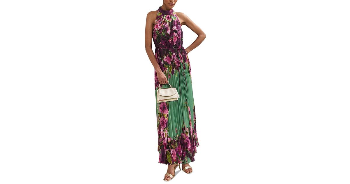 phase eight dahlia print pleat midaxi dress Dahlia Printed Maxi Dress