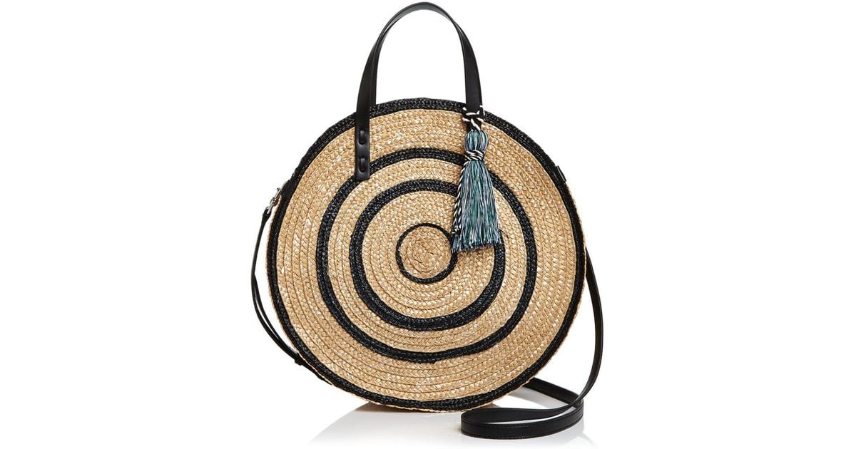 rebecca minkoff straw circle tote