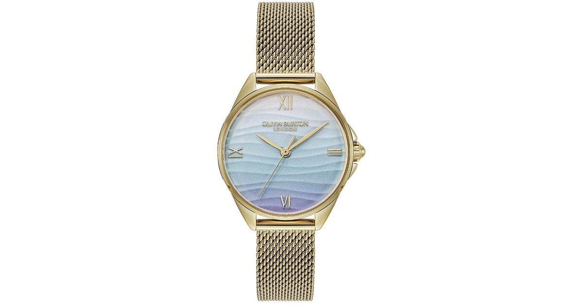Olivia Burton Azure Watch, 30Mm in Blue | Lyst