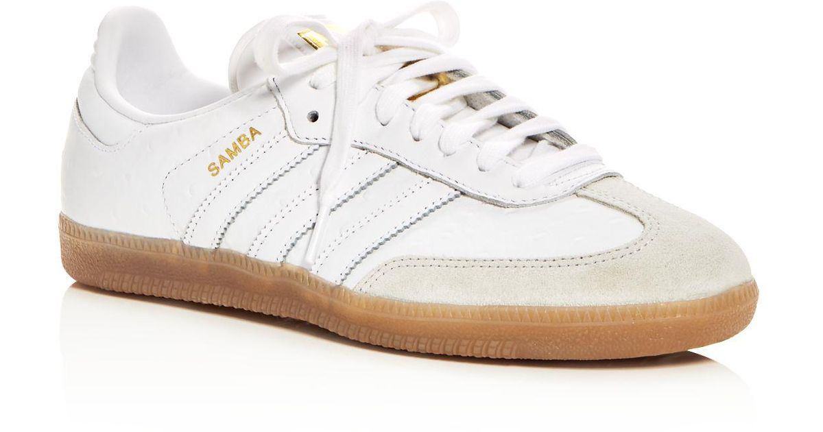 adidas women's samba leather sneakers