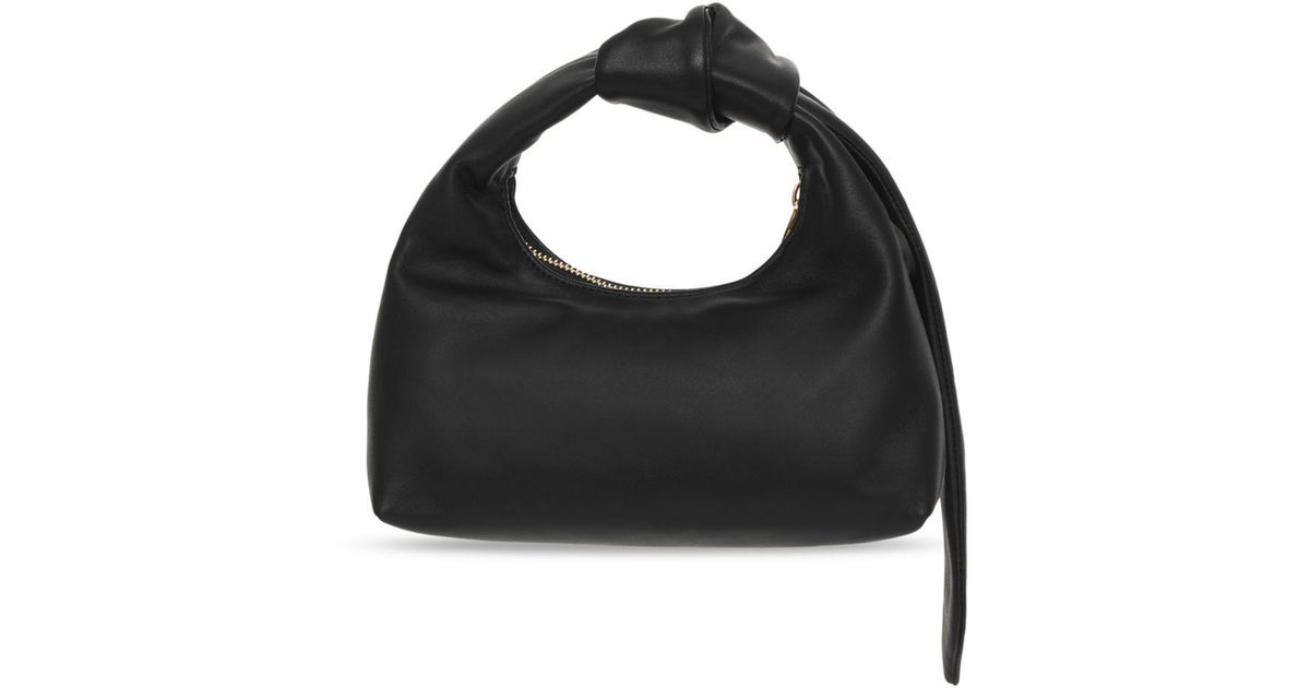 Anine Bing Grace Mini Leather Bag in Black | Lyst