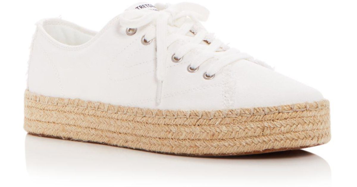 tretorn eve canvas espadrille platform sneakers