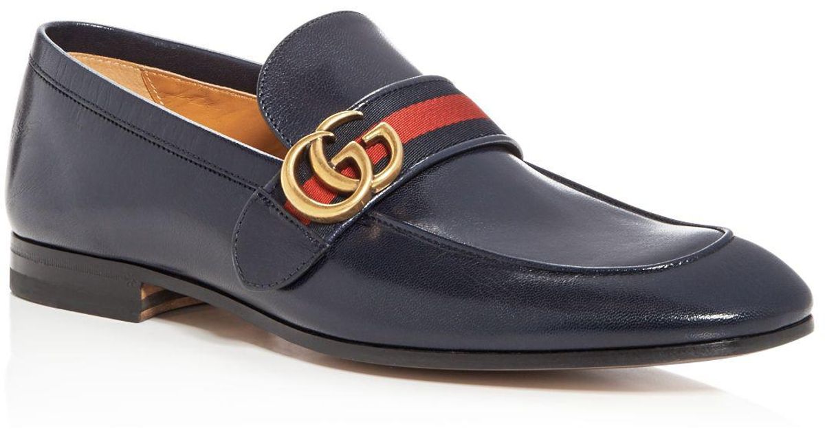 gucci men's donnie leather loafers