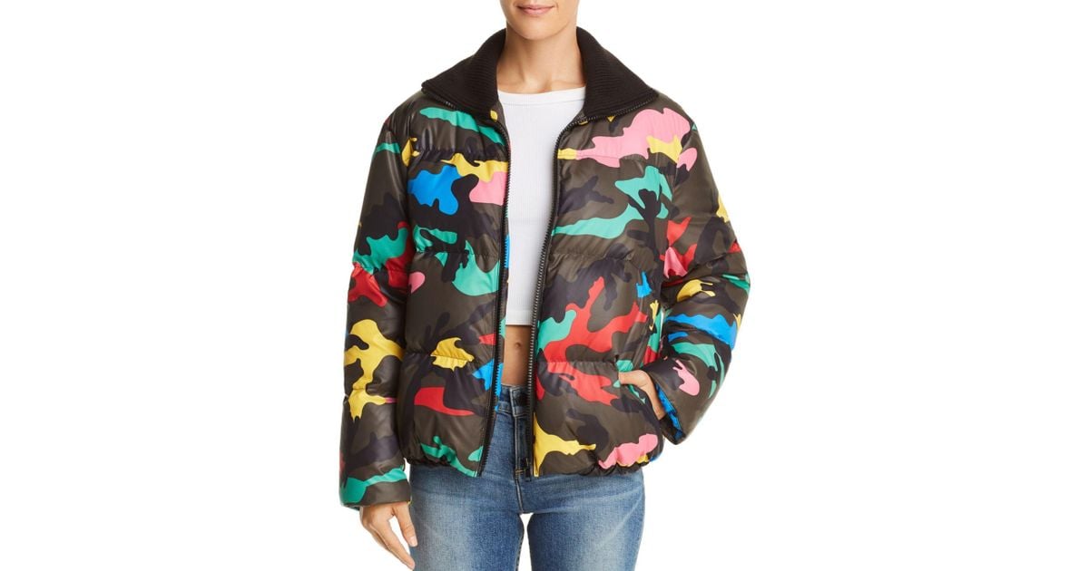 colorful camo jacket