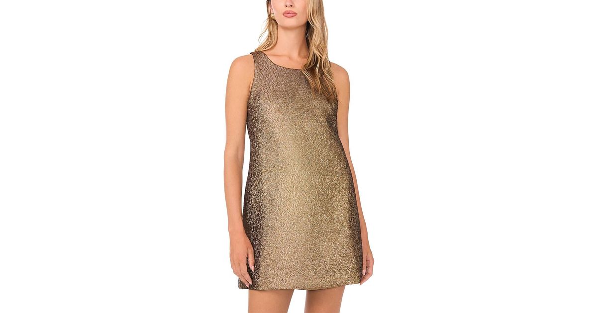 Oasis Metallic Shift Dress Outfit Oasis Cloth Womens Clothing Oasis Metallic  Shift Dress