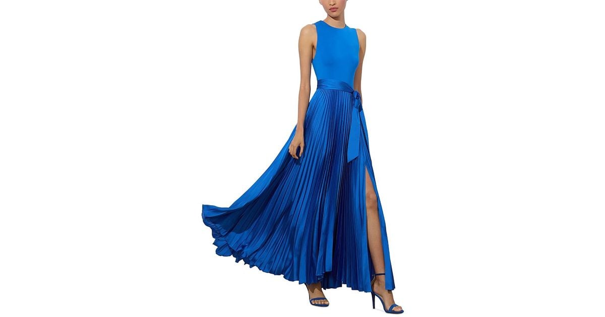 strapless open back dress Chara Pleated Maxi Dress – shoprodeodrive main image 0