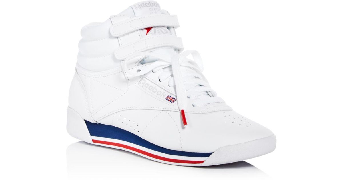 white reebok hightops