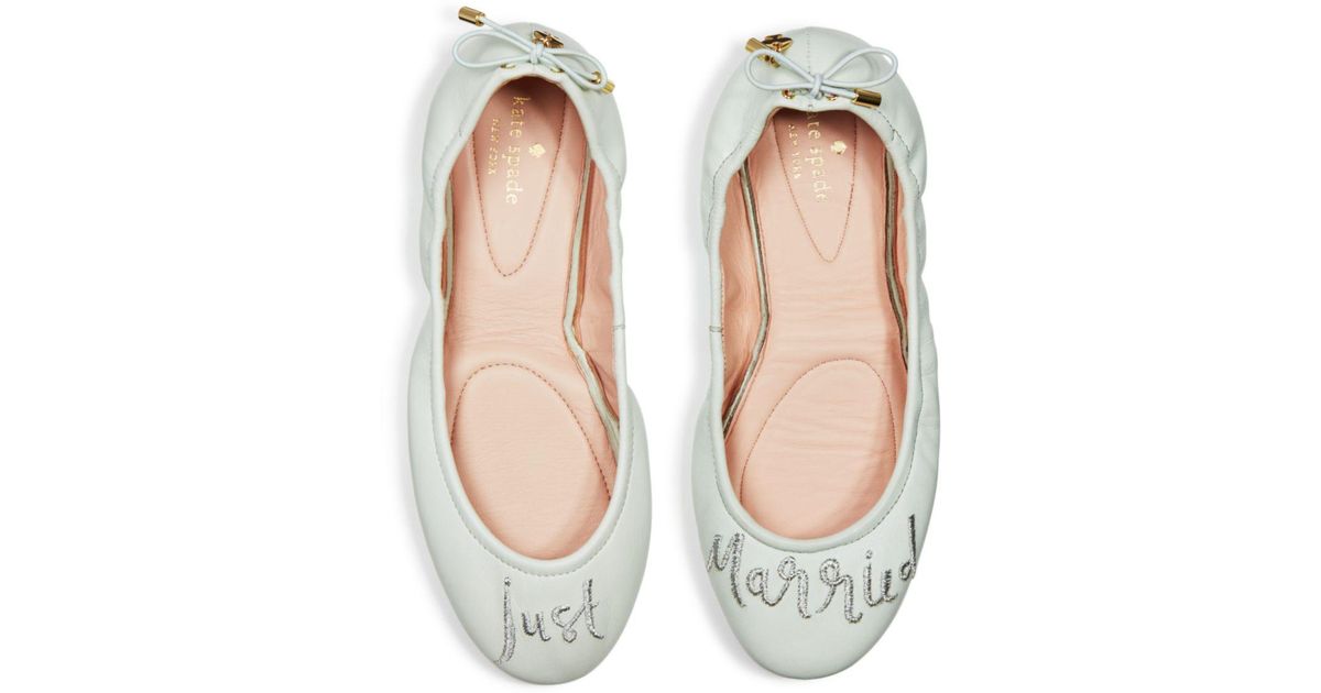 kate spade just married flats