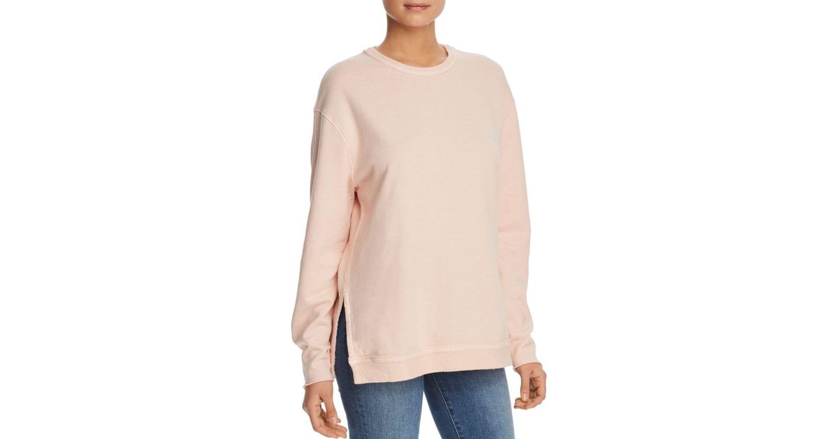 side slit sweatshirt