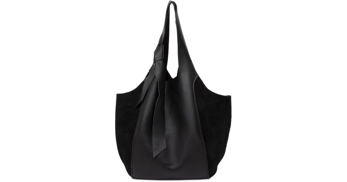 Rag & Bone Grand Shopper - Leather And Suede Large Tote Bag - Save 70% ...