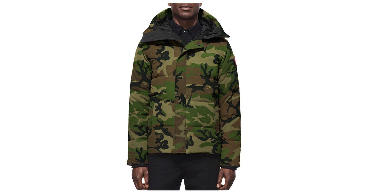 Canada Goose Macmillan Camouflage-Print Parka Jacket in Green for Men