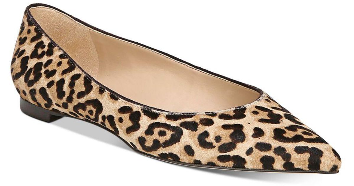 leopard print ballerina flats