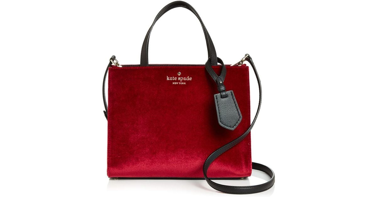 kate spade velvet bag