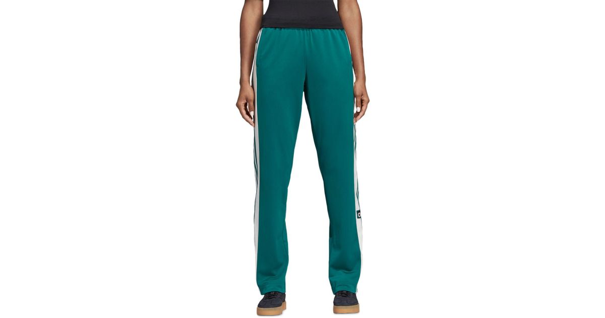 adidas Originals Adibreak Side-snap Track Pants in Green | Lyst