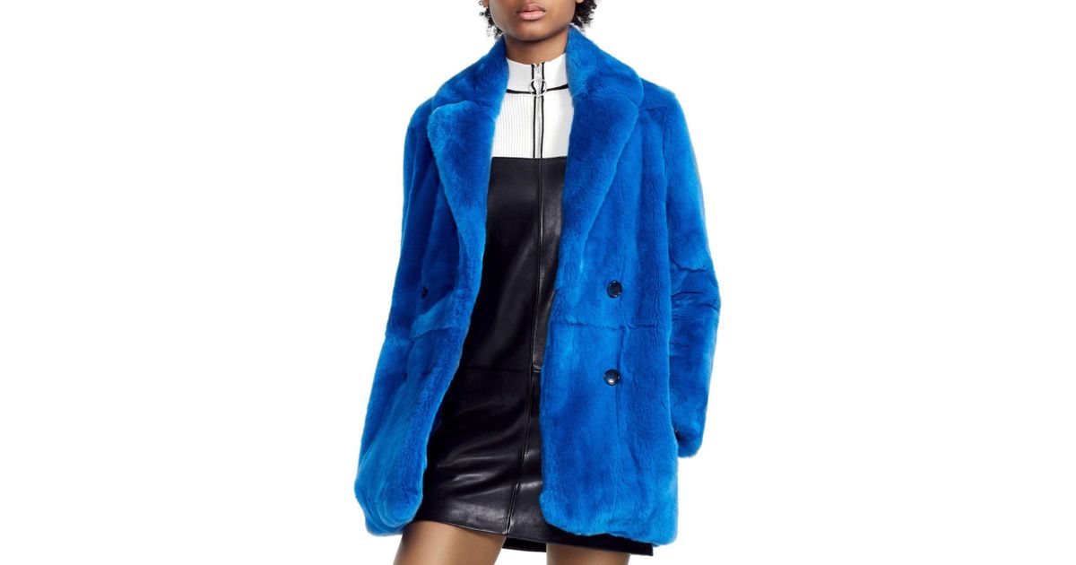 maje blue coat