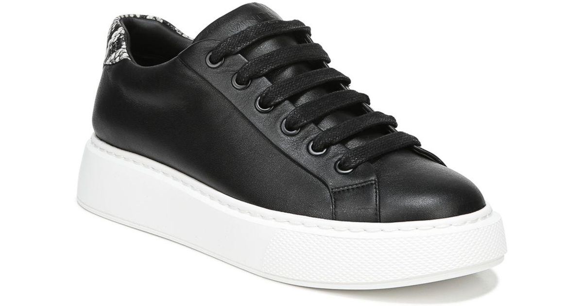 vince rhea leather platform sneakers