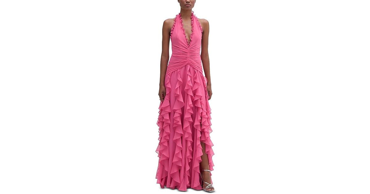 Patbo Ruffle Dress Buy PatBO Pink Plunging Ruffle Dress For Women Online Ounass Bahrain Patbo Ruffle Dress Buy PatBO Pink Plunging Ruffle Dress For Women Online Ounass Bahrain