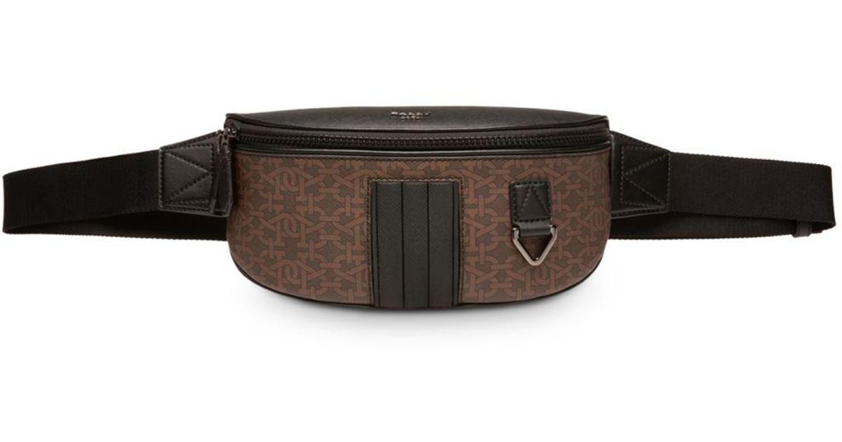Bally Mythos Waist Bag in Black for Men Lyst