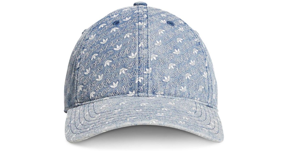 blue jean adidas hat