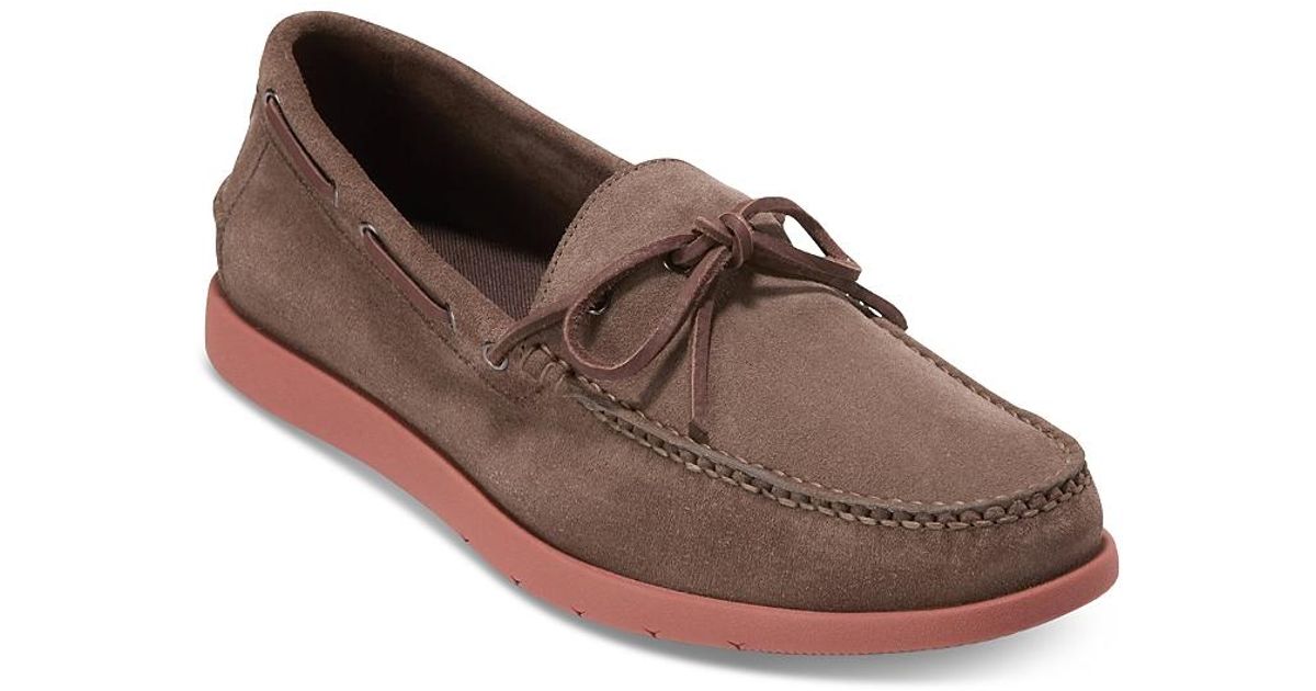 Cole Haan Brower Moc Loafers in Brown for Men | Lyst