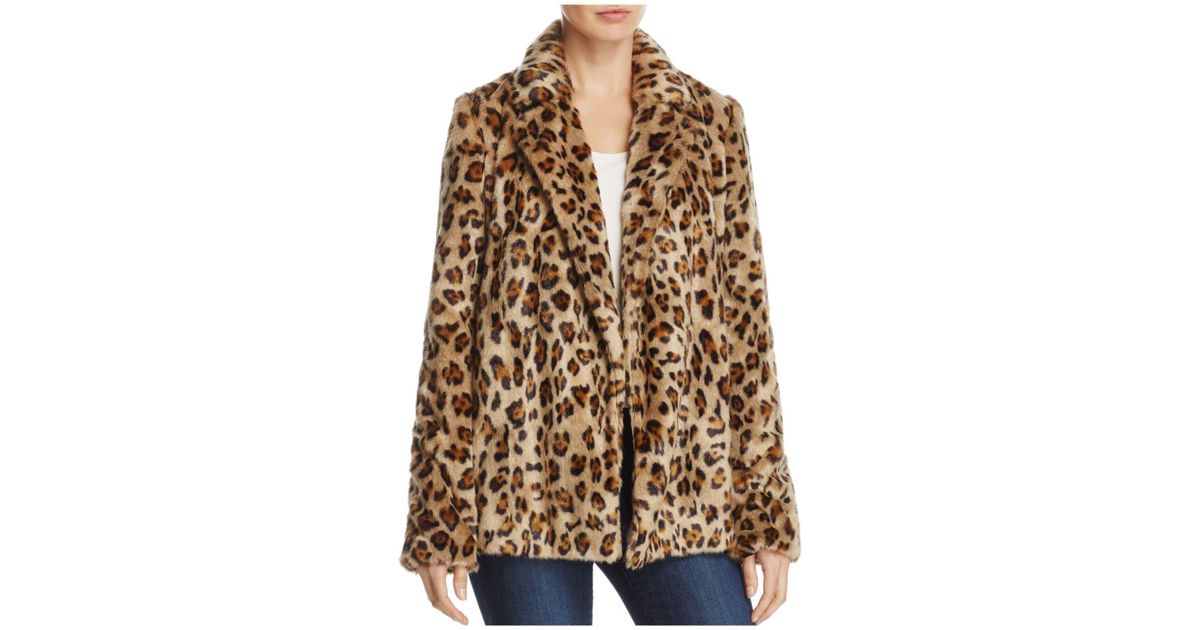 theory leopard coat