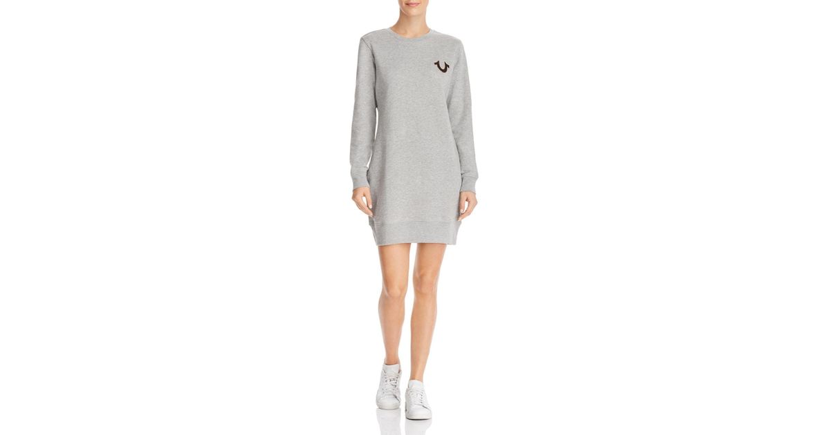 true religion hoodie dress