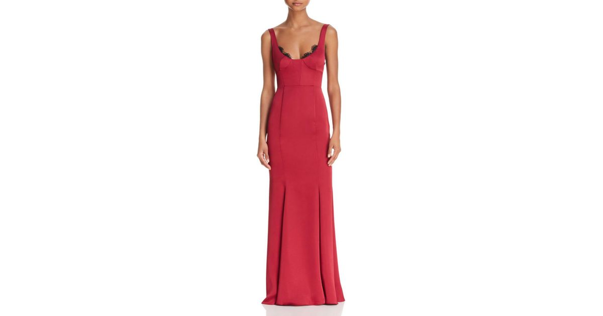 fame and partners satin dress