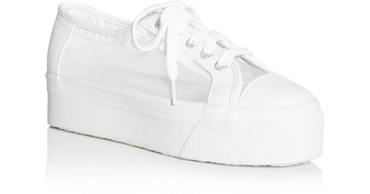 superga platform grigie