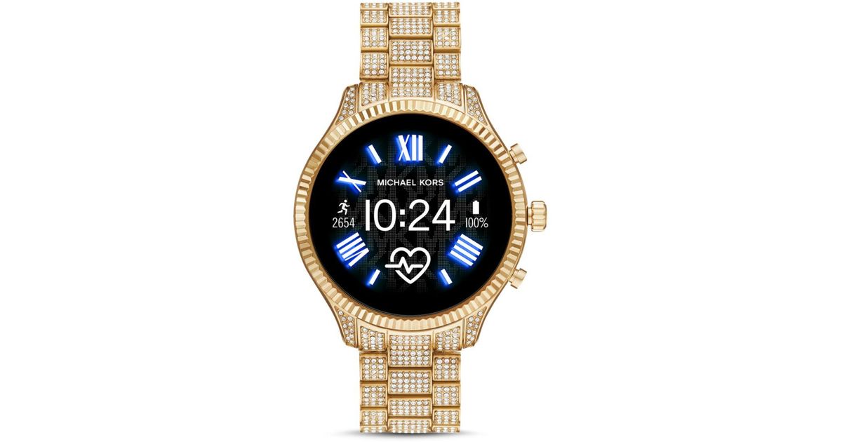 Lexington Pavé Gold-tone Smartwatch 