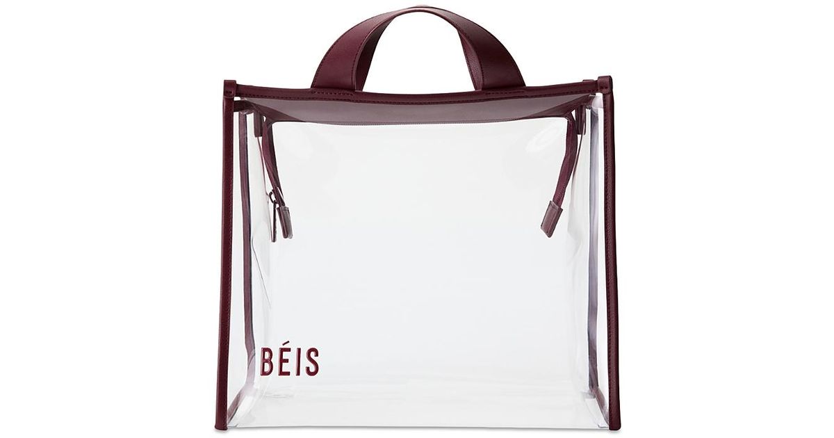 BEIS The Stadium Tote in Red | Lyst