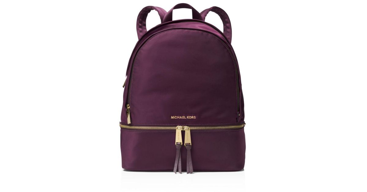 michael kors purple backpack