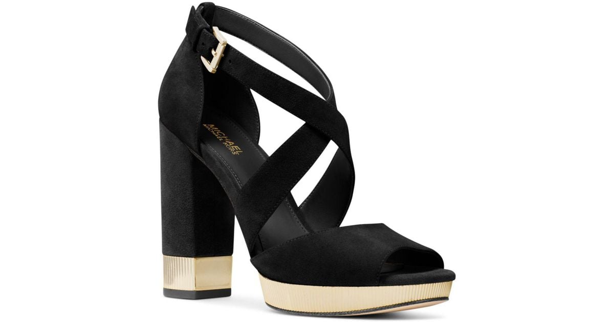 valerie suede platform sandal