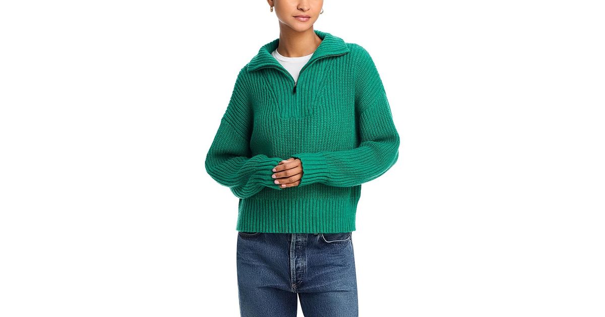 AQUALAND SPLIT V NECK SWEATER