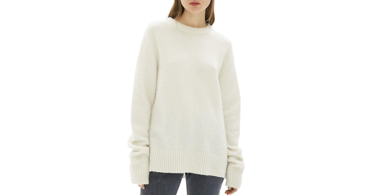 helmut lang alpaca sweater