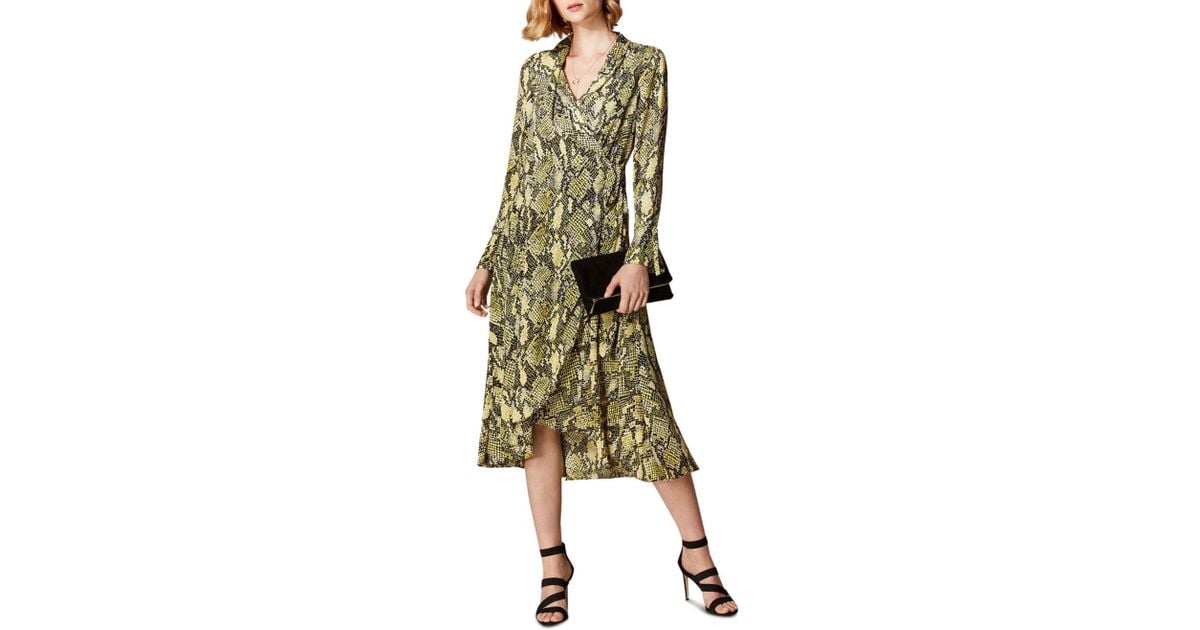 karen millen snake print jumpsuit
