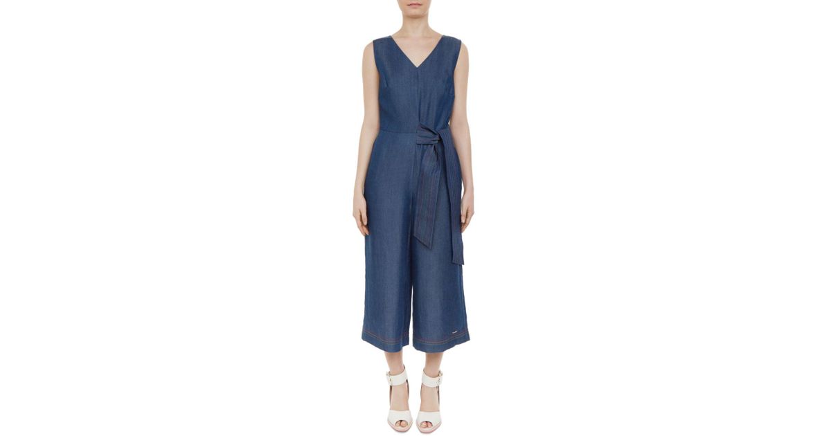ted baker denim jumpsuit