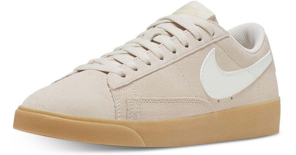 Nike Synthetic Women S Blazer Low Top Sneakers In White Lyst