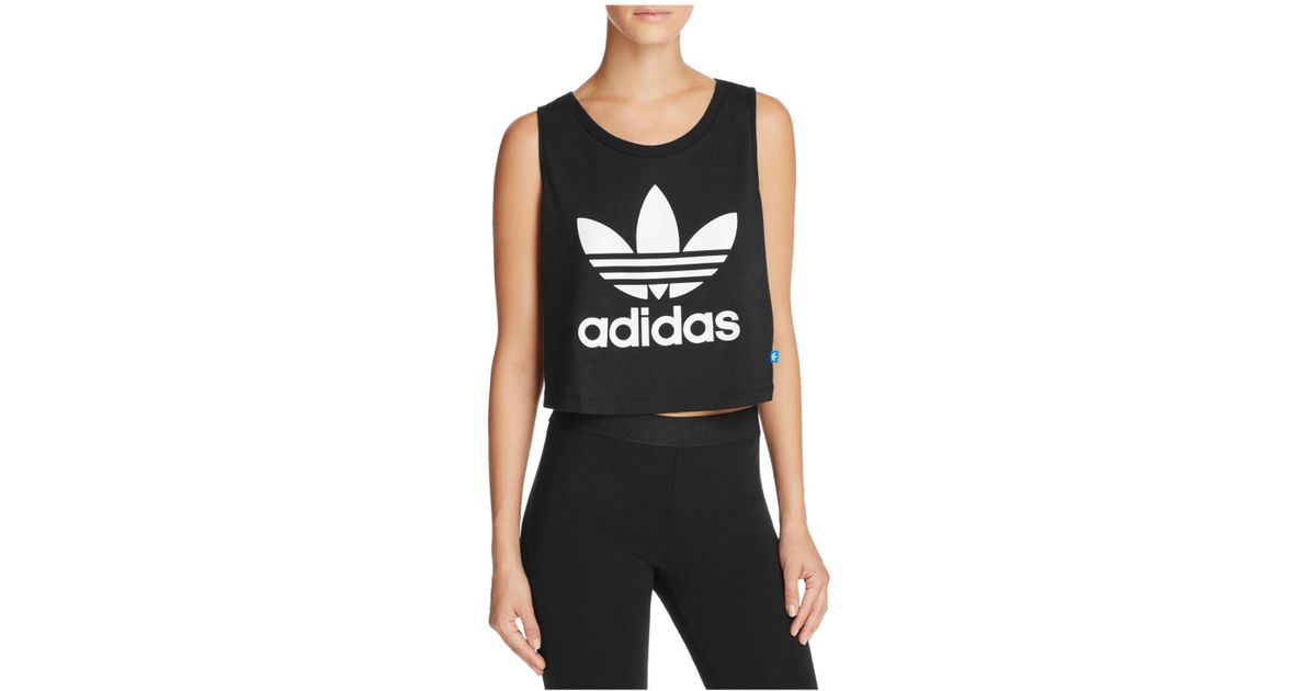 adidas crop singlet