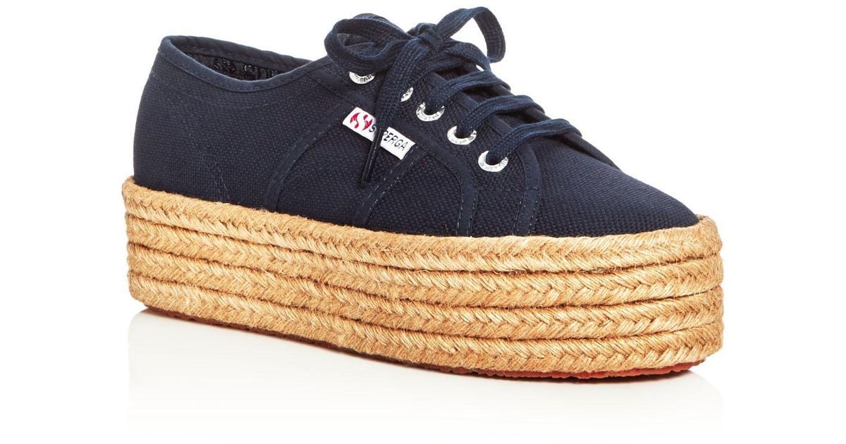 superga platform sneakers espadrille