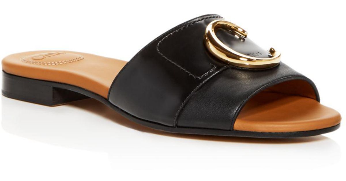chloe slides on sale