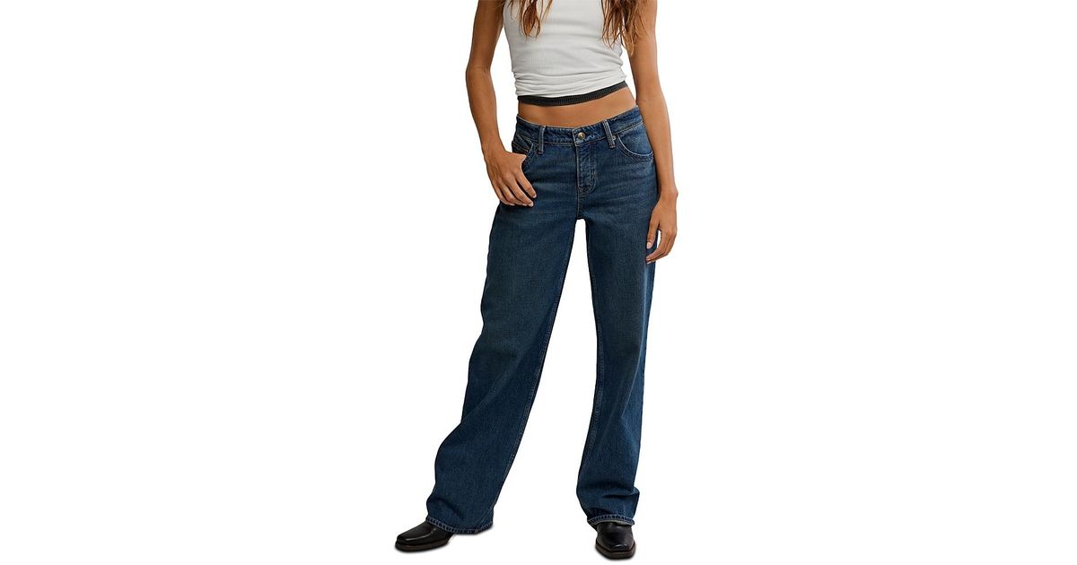 FREE PEOPLE-TENNESSEE LOW RISE DENIM IN OUTLAW