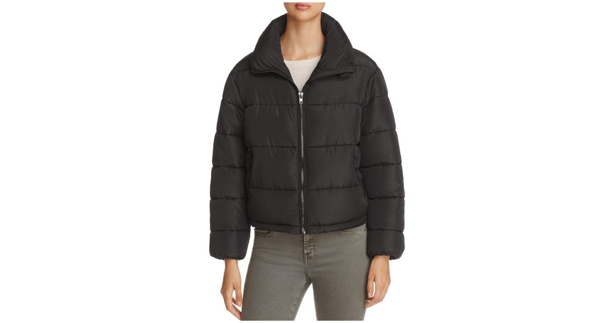 glamorous black puffer jacket