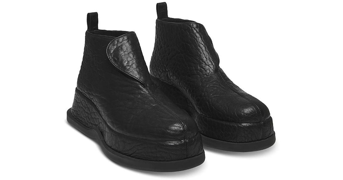 Alexander McQueen Wave Ankle Boots in Black Lyst