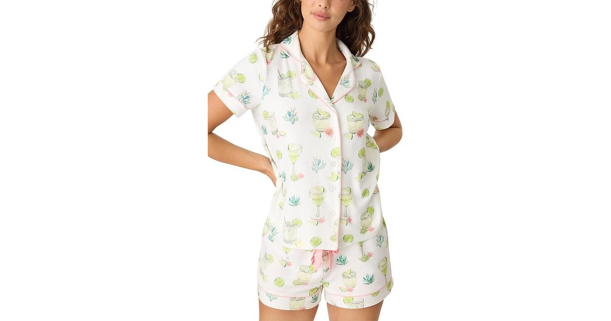 PJ Salvage Damen Cami-Oberteil „Morning Sunshine“ – Lässiges Pyjama-Top Mit Batikmuster